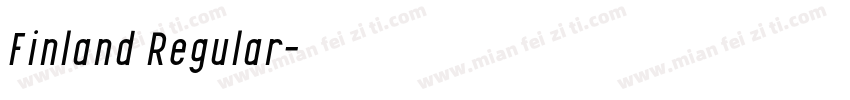 Finland Regular字体转换